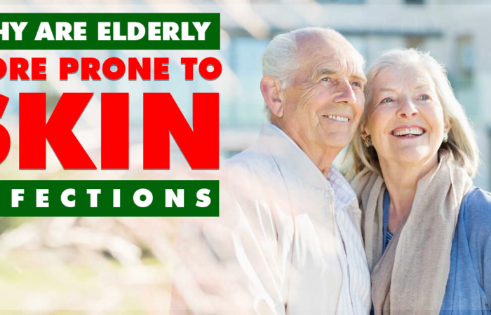 why are elderly people more prone to skin infections